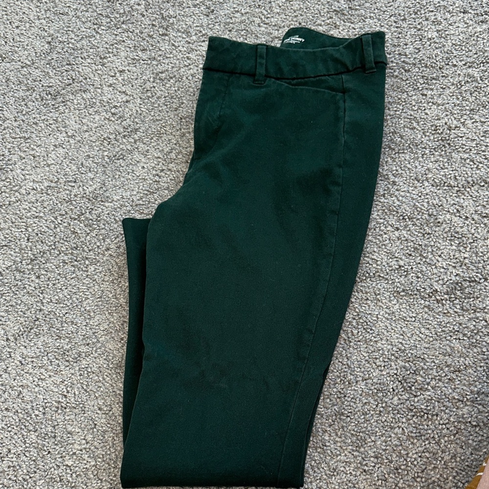 Old Navy Dark Green Chinos